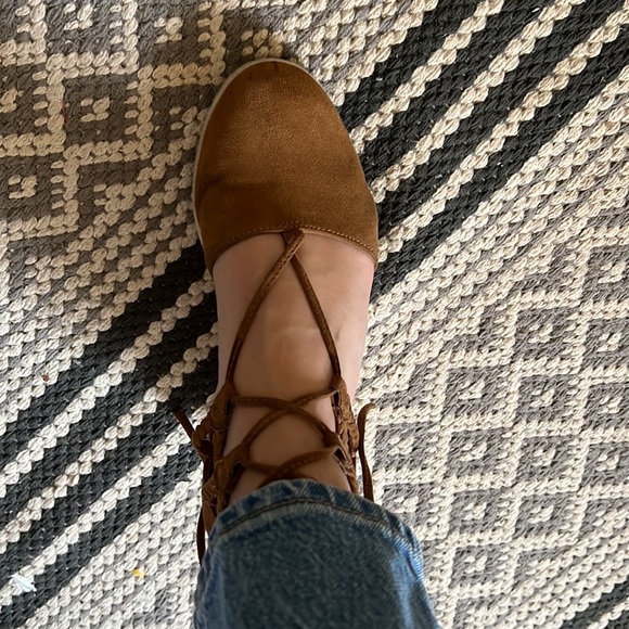 me too wrap tan wedges - Picture 3 of 3